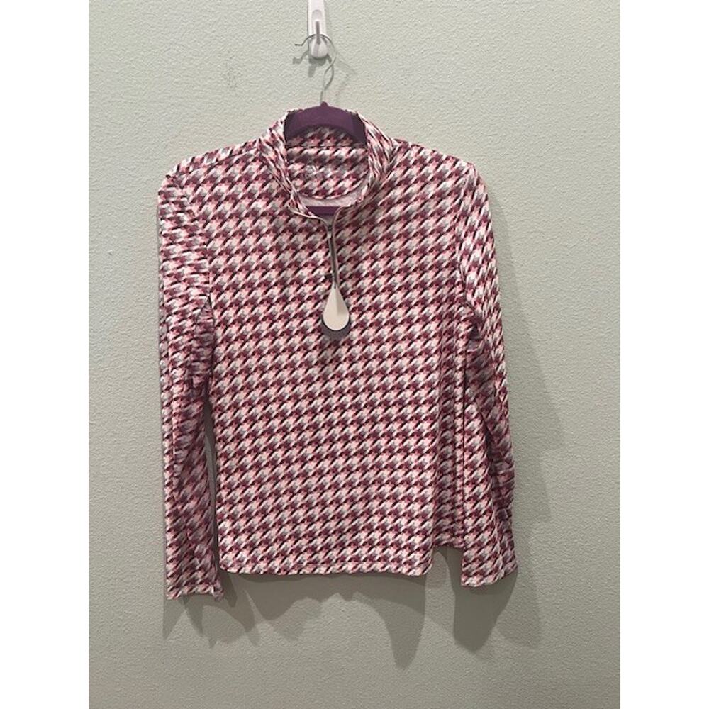 Adair Active Women's Medium Eden Quarter Zip Sunshirt Top